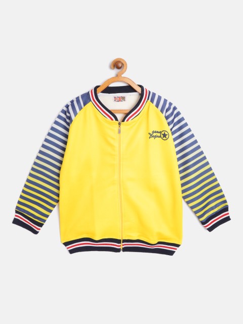 

GAME BEGINS Boys Yellow Solid Sweatshirt