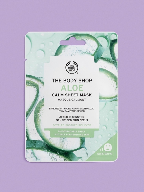 

THE BODY SHOP Aloe Calm Hydration Sustainable Sheet Mask 18 ml, Green