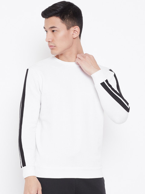 

Aesthetic Bodies Men White Solid Sweatshirt