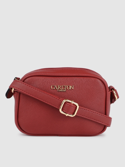 

Carlton London Red Solid Sling Bag