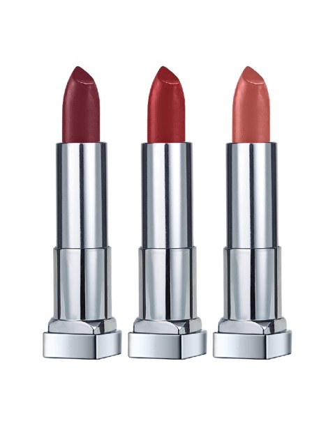 

Maybelline Set of 3 Creamy Matte Lipsticks, Red