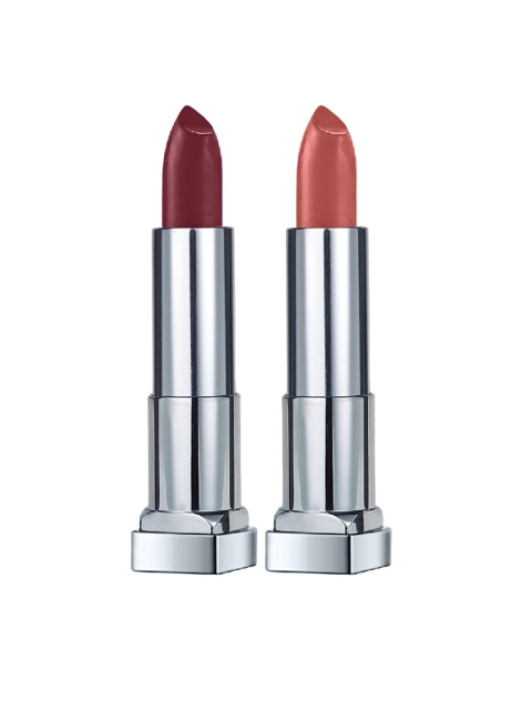 

Maybelline New York Pack of 2 Color Sensational Creamy Matte Lipstick, Red