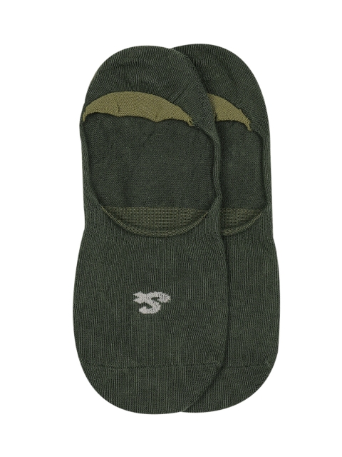 

Jack & Jones Men Olive Green Solid Shoe Liners