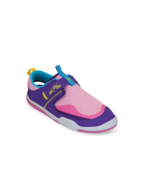 

Skoodo Kids Candy Pink & Violet Angler Beta Sneakers