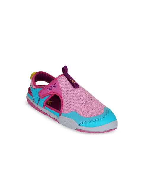 

Skoodo Kids Candy Pink & Teal Winger Glide Sneakers