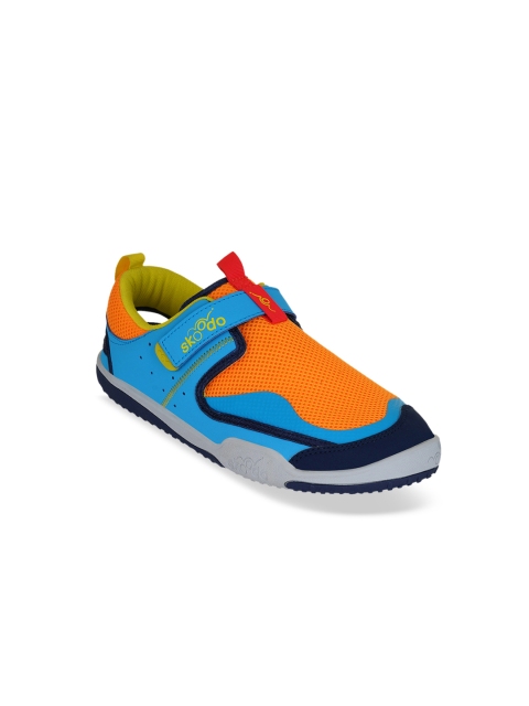 

Skoodo Kids Fiery Orange & Blue Angler Beta Sneakers