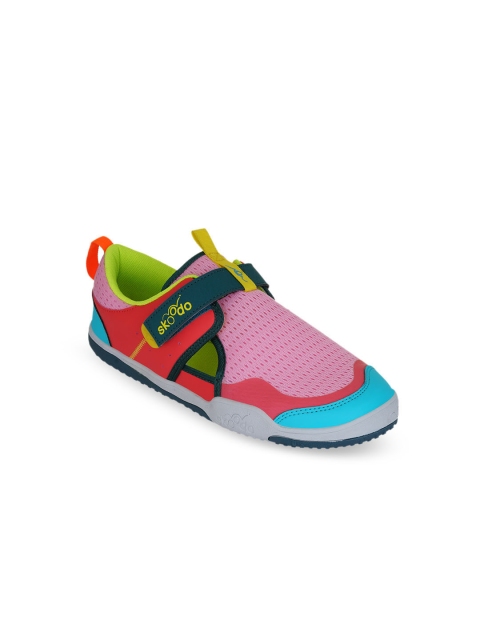

Skoodo Kids Candy Pink & Peach-Coloured Slice Sneakers