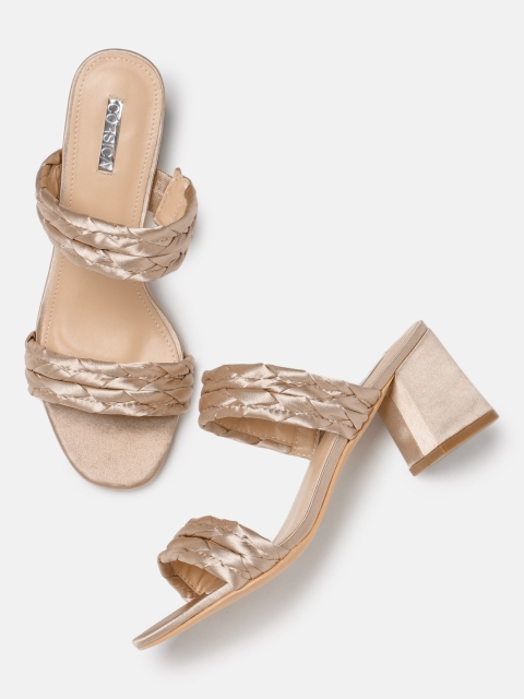 

CORSICA Women Beige Woven Design Sandals