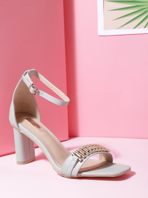 

CORSICA Women Grey Embellished Sandals