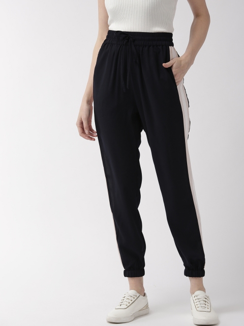 

QUIERO Women Navy Blue Slim Fit Solid Joggers