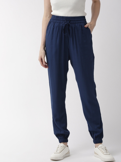

QUIERO Women Navy Blue Slim Fit Solid Joggers