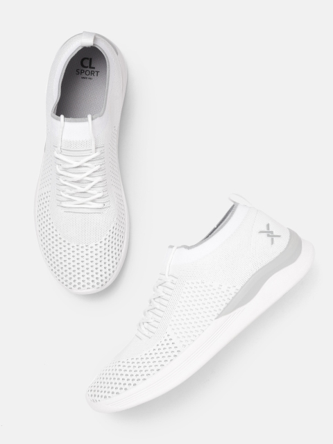 

Carlton London sports Men White Woven Design Running Shoes
