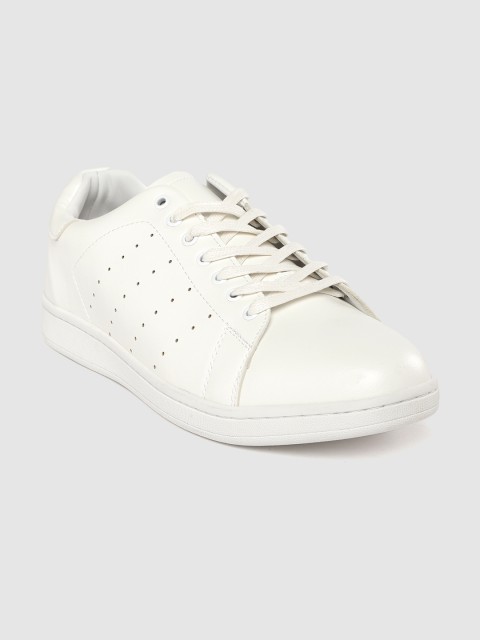 

Carlton London sports Men White Perforated Sneakers