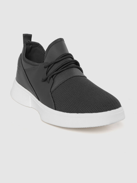 

Carlton London sports Men Charcoal Grey Running Shoes