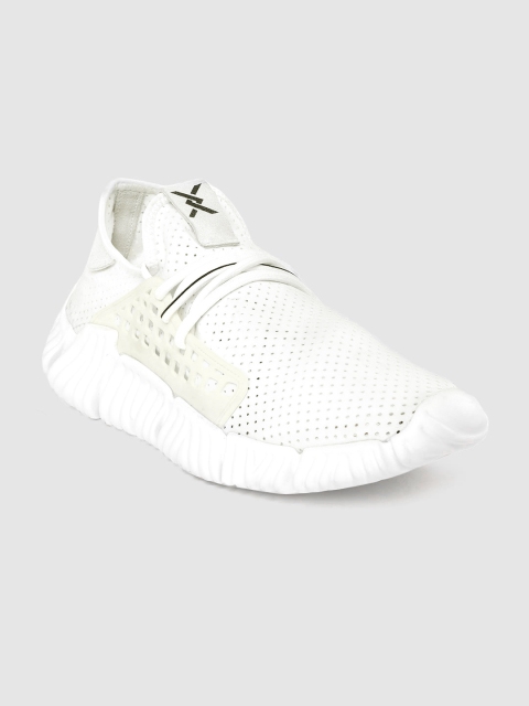 

Carlton London sports Men White Perforated Running Shoes