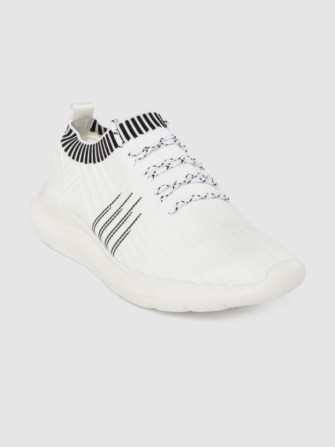 Carlton London sports Men White Woven Design Running Shoes