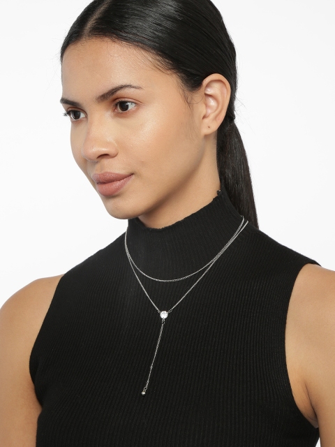 

Ayesha Women Gold-toned Contemporary Pendant Layered Necklace