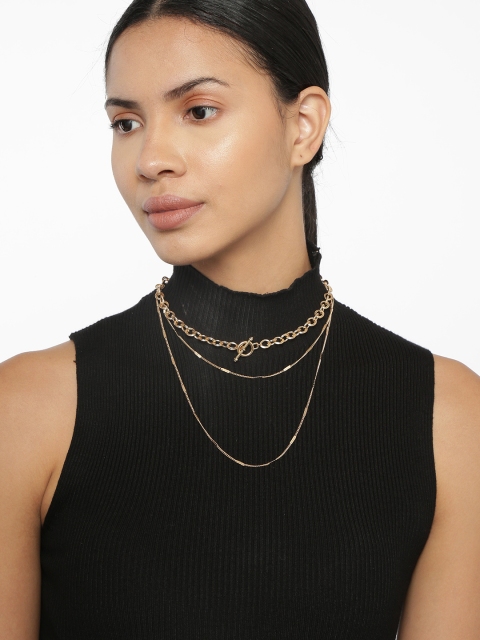 

ayesha Set of 2 Gold-Plated Necklaces
