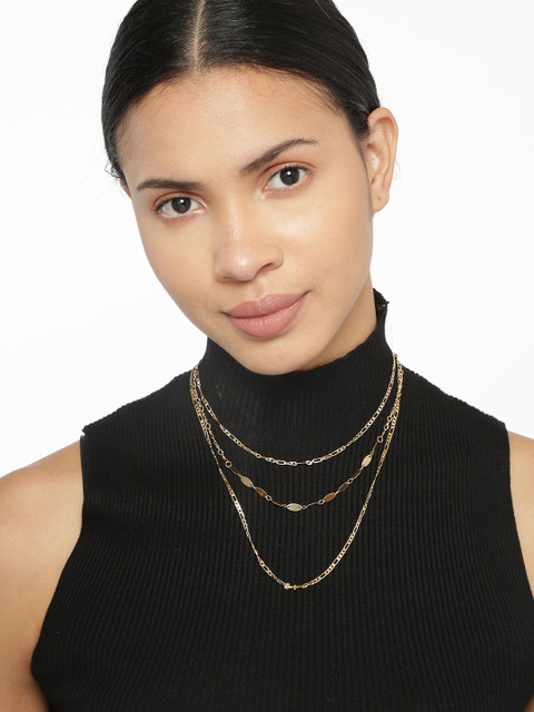 

Ayesha Gold-Plated Multilayered Necklace