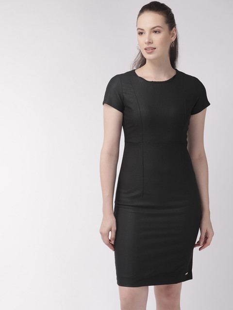 

Park Avenue Women Black Solid Bodycon Dress