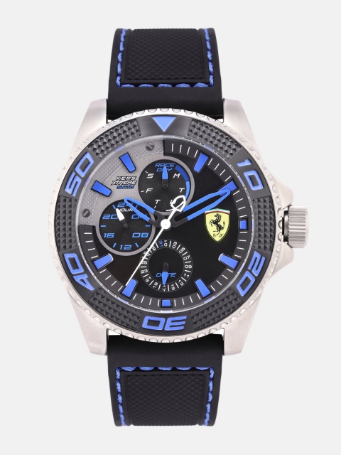 

SCUDERIA FERRARI Men Black & Blue Analogue Kers Xtreme Watch 830468