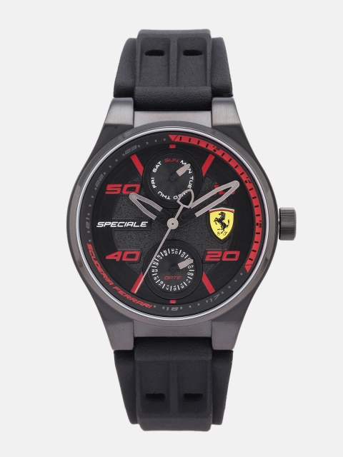 

SCUDERIA FERRARI Unisex Black Analogue Speciale Watch 840011