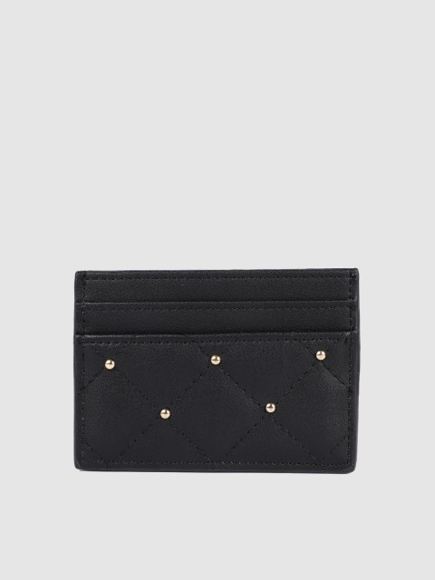 

Accessorize Women Black Solid Card Holder