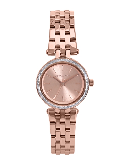 

Michael Kors Women Rose Gold-Toned Dial Watch MK3366I