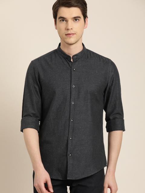 

INVICTUS Sport Men Black Slim Fit Solid Casual Shirt