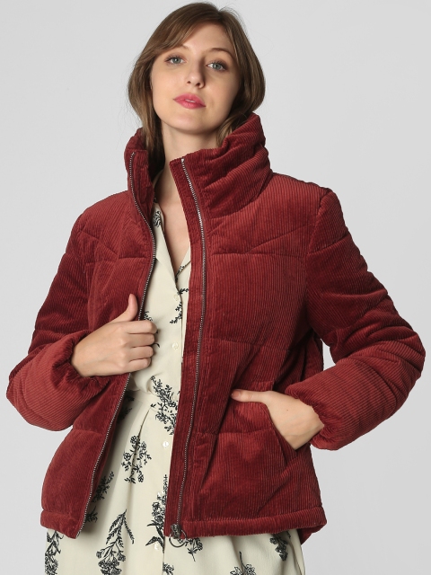 

Vero Moda Women Solid Padded Jacket, Brown