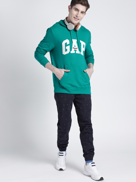 

GAP Men's Heavyweight Pullover Hoodie, Green
