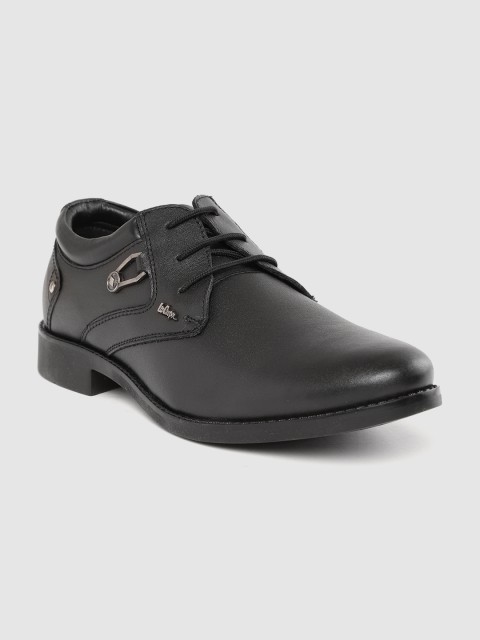 

Lee Cooper Men Black Leather Semiformal Derbys