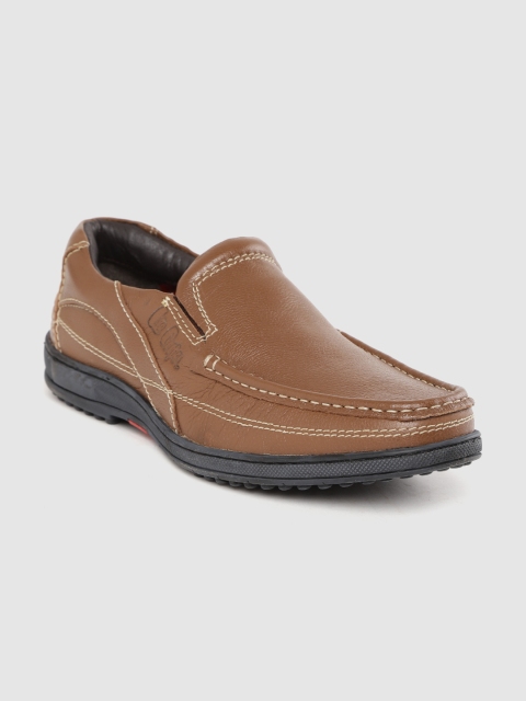 

Lee Cooper Men Brown Leather Loafers