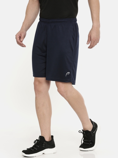 

Proline Active Men Navy Blue Solid Comfort Fit Sports ProDry Technology Shorts