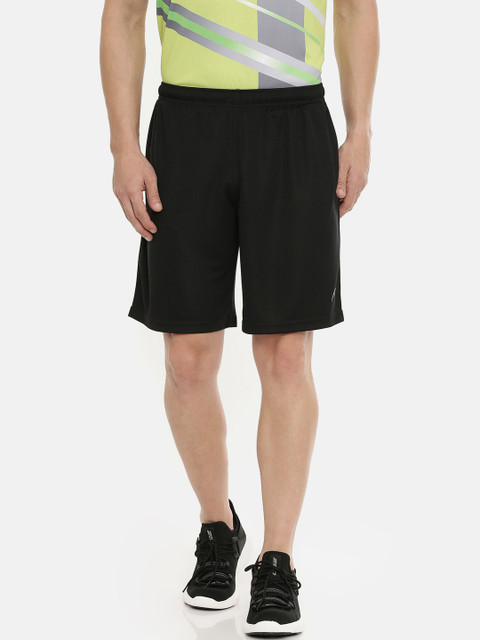 

Proline Active Men Black Solid Pro-Dry Regular Fit Sports Shorts
