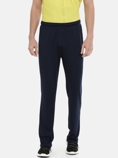 

Proline Active Men Black Solid Straight-Fit Track Pants, Navy blue