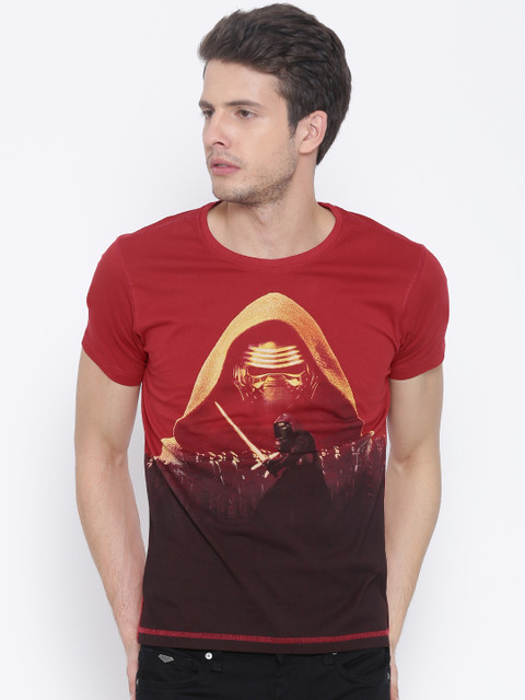 

KYLO REN By KNK Red Printed T-shirt