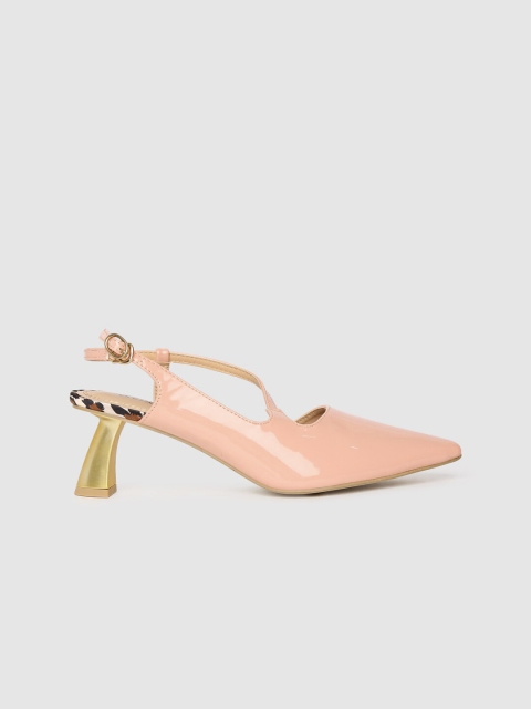 

DressBerry Women Nude-Coloured Solid Heels