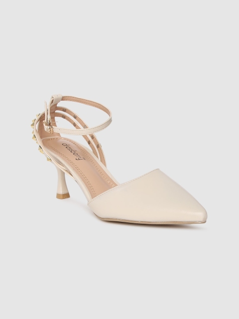 

DressBerry Women Beige Solid Pumps