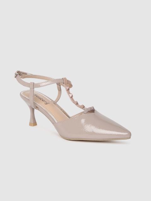 

DressBerry Women Nude Pink Solid Pumps