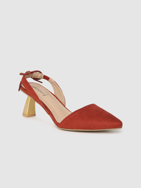 

DressBerry Women Maroon Solid Heels
