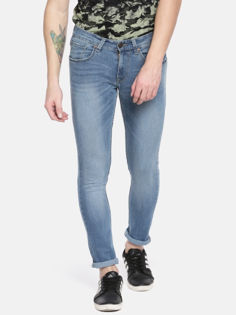 

SPYKAR Men Blue Ultra Slim Skinny Fit Low-Rise Clean Look Stretchable Jeans