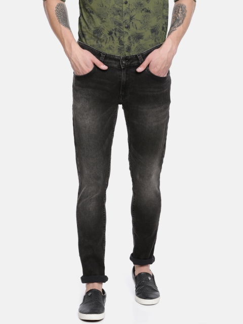 

SPYKAR Men Black Skinny Fit Low-Rise Clean Look Stretchable Jeans