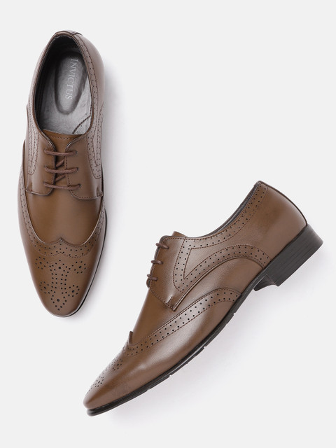 

INVICTUS Men Brown Formal Brogues