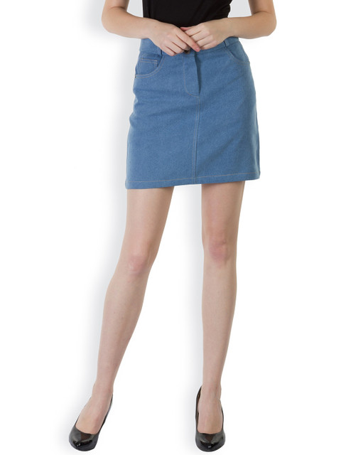 

Rider Republic Blue Denim Pencil Skirt