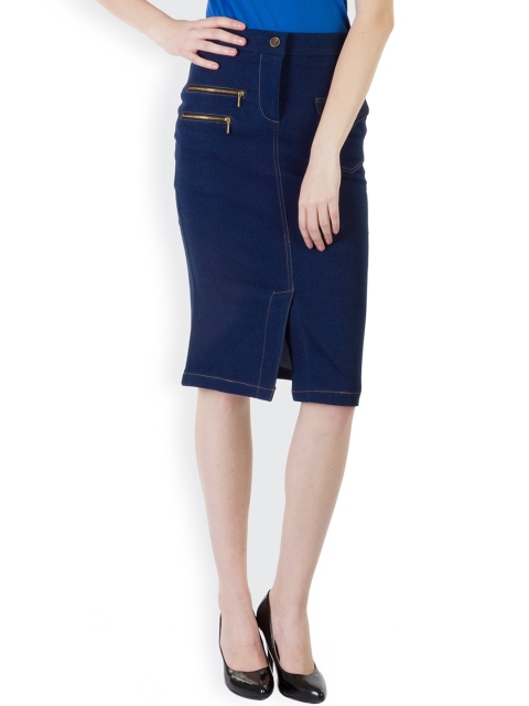 

Rider Republic Blue Denim Pencil Skirt