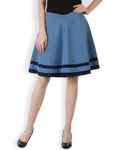 

Rider Republic Blue Denim A-Line Skirt