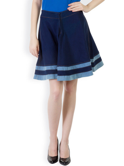 

Rider Republic Denim A-Line Skirt, Blue