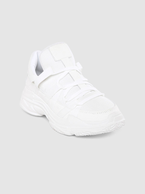 

Carlton London sports Women White Solid Running Shoes