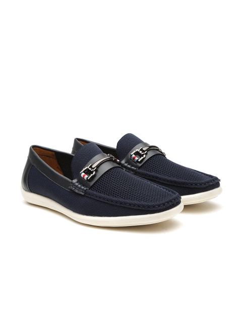 

Carlton London Men Navy Blue Solid Loafers